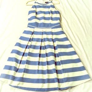 Razorback pleated dress
